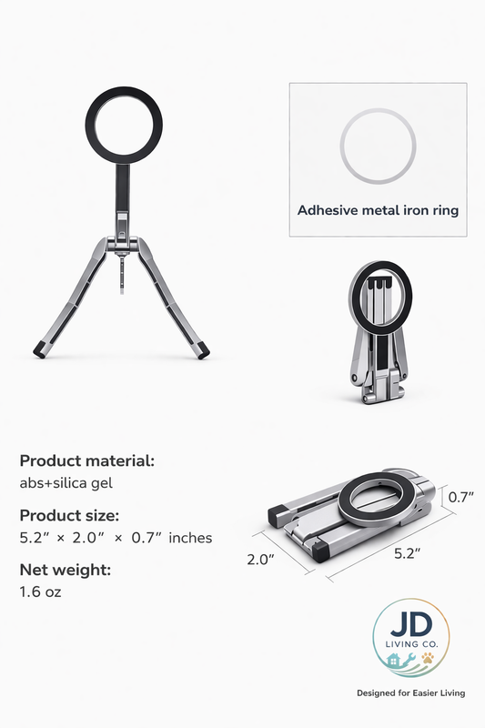 MagSafe Magnetic Foldable Phone Tripod for iPhone & Android